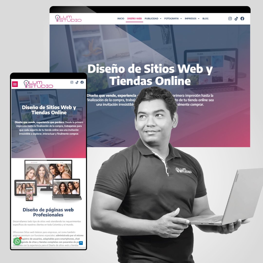 Luis Miguel Villarreal Diseñador Web en Barranquilla